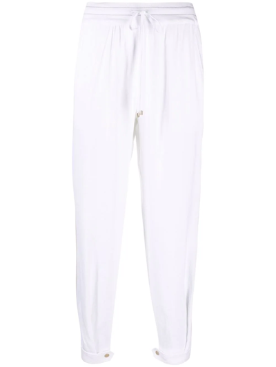 Lorena Antoniazzi Side-stripe Track Pants In White