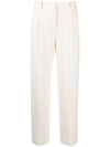 Theory Straight-leg Trousers In Nude