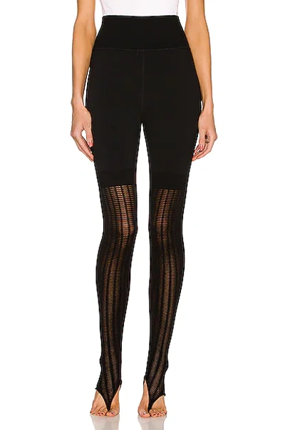 Alaïa High-rise Stirrup Leggings In Noir