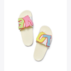 Tory Sport Tory Burch Love Slides In White/vineyard