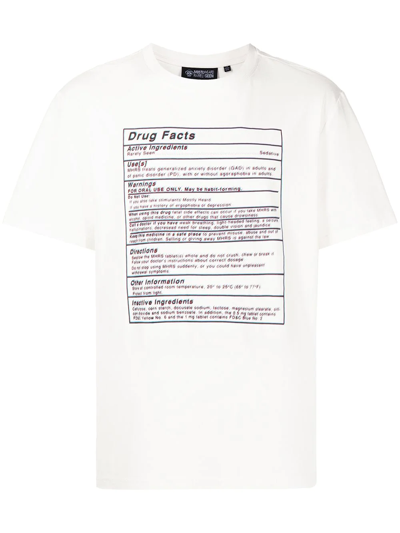 Mostly Heard Rarely Seen Graphic-print Cotton T-shirt In White