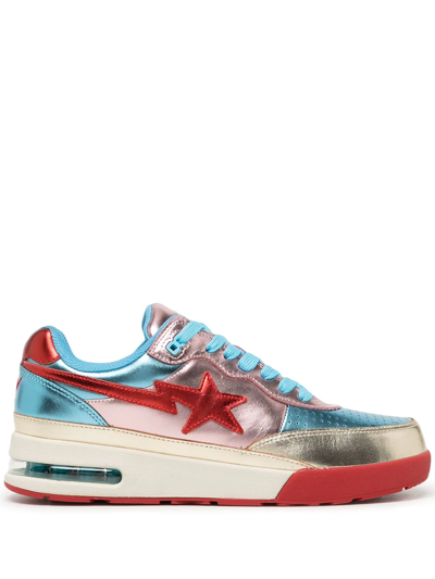 A Bathing Ape Road Sta Low-top Trainers In Pink