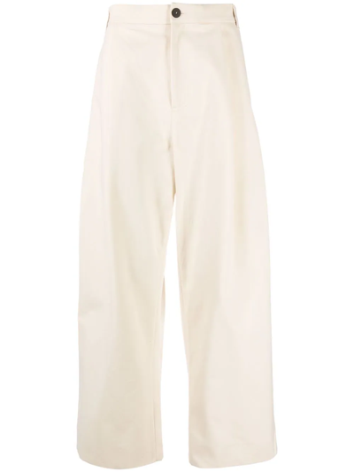 STUDIO NICHOLSON SORTE WIDE-LEG PLEATED TROUSERS