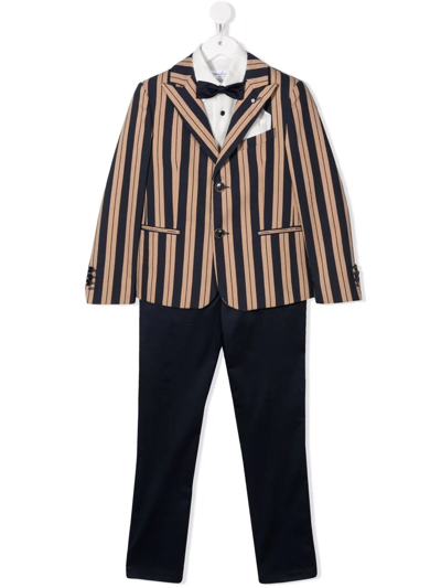 Colorichiari Kids' Three Piece Suit In Blue