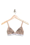 Calvin Klein Triangle Cup Bralette In Ubb Evoc An/ha