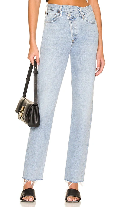 AGOLDE CRISS CROSS STRAIGHT JEANS