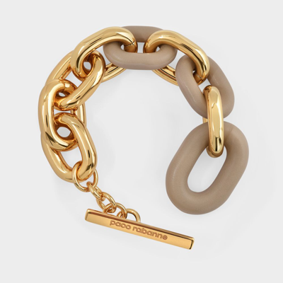 Rabanne Xl Link Bracelet In Gold