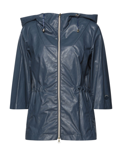 Geospirit Overcoats In Blue