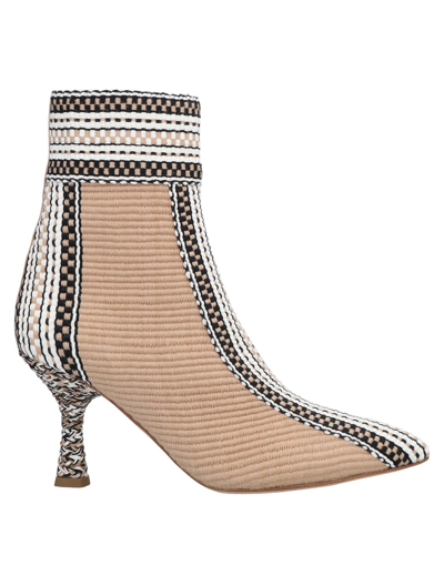 Antolina Paris Ankle Boots In Beige