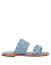 Coral Blue Sandals In Blue