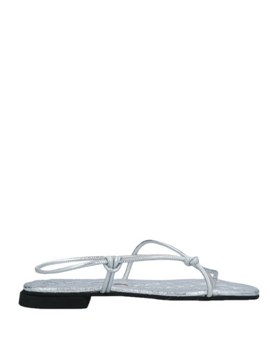 Fabi Sandals In Silver