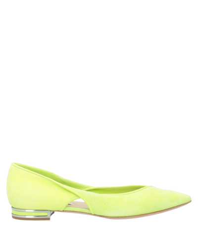 Casadei Ballet Flats In Green