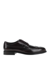 Tod's Man Lace-up Shoes Black Size 7 Soft Leather