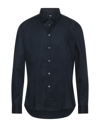 Grey Daniele Alessandrini Shirts In Blue