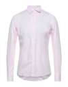 Grey Daniele Alessandrini Shirts In Pink