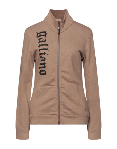 Galliano Sweatshirts In Beige