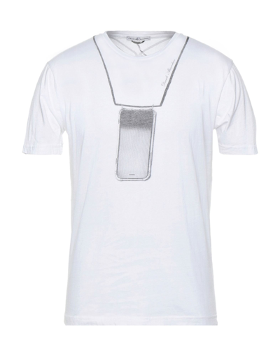 Grey Daniele Alessandrini T-shirts In White