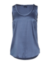 Brunello Cucinelli Tops In Pastel Blue