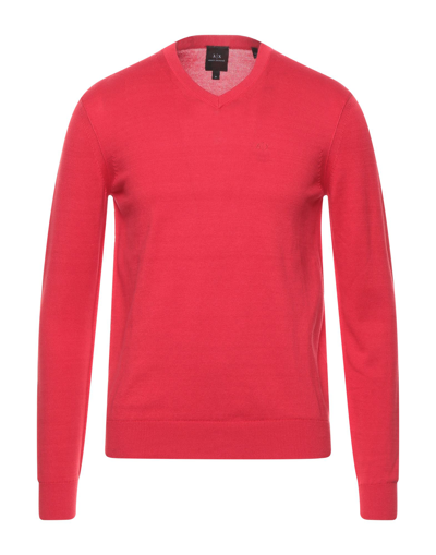 Armani Exchange Sweaters In Red