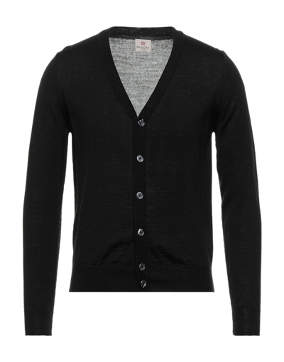 BAGUTTA BAGUTTA MAN CARDIGAN BLACK SIZE L MERINO WOOL, ACRYLIC