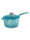 Le Creuset 1.75-quart Signature Cast Iron Saucepan In Caribbean