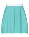 Nineminutes Mini Skirts In Green