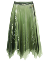 Ssheena Long Skirts In Green