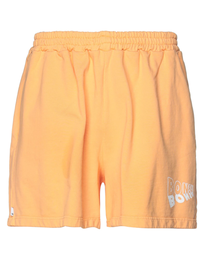 Bonsai Man Shorts & Bermuda Shorts Orange Size S Cotton