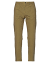 People (+)  Man Pants Yellow Size 32 Cotton, Polyamide, Elastane In Yellow