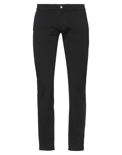 Grey Daniele Alessandrini Pants In Black