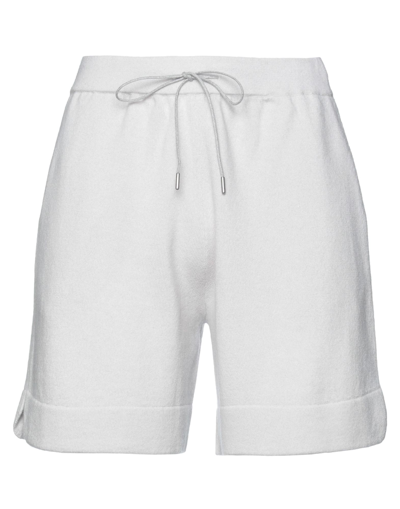 Fabiana Filippi Woman Shorts & Bermuda Shorts Light Grey Size 8 Cashmere