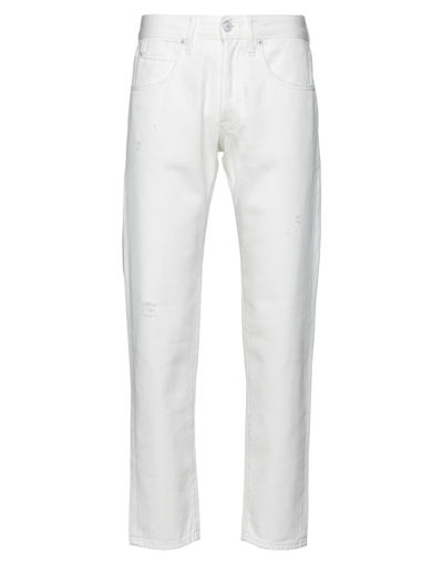 People (+)  Man Pants White Size 36 Cotton