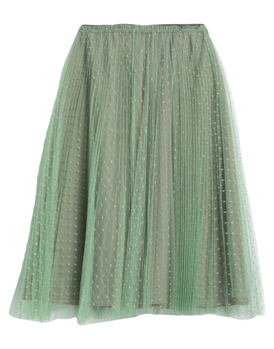 Red Valentino Midi Skirts In Green