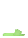 Versace Palazzo Medusa Slide Sandal In Green