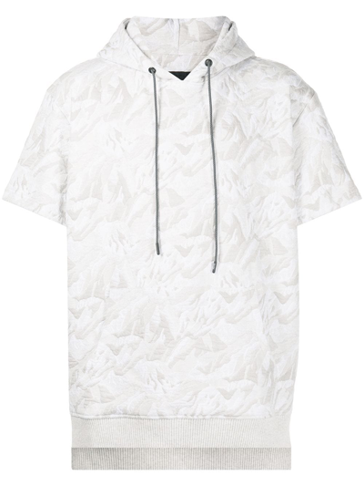 Mostly Heard Rarely Seen Camouflage-print Cotton Hoodie In White