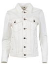 Palm Angels X The Webster Degradã© Denim Jacket White In White