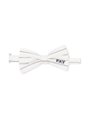 FAY STRIPED EMBROIDERED-LOGO BOW TIE