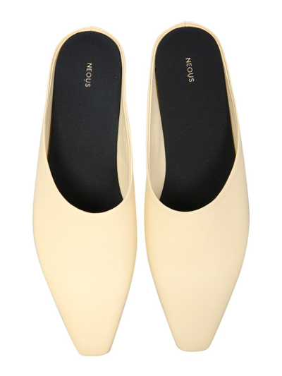 Neous Mule Alba Slip-ons In Yellow