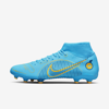Nike Mercurial Superfly 8 Academy Mg Multi-ground Soccer Cleats In Chlorine Blue,marina,laser Orange