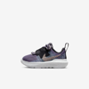 Nike Crater Impact Baby/toddler Shoes In Canyon Purple,off Noir,amethyst Ash,metallic Red Bronze