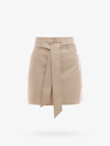 Nanushka Beige Meda Miniskirt In Beige