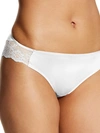 Maidenform Comfort Devotion Lace Tanga In White