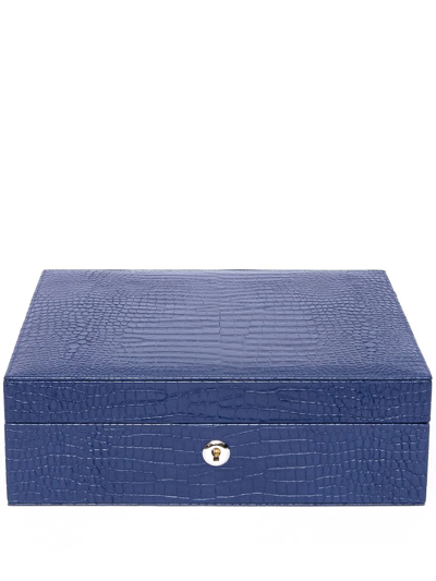 Rapport Brompton Eight Watch Box In Blue