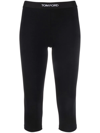 TOM FORD CROPPED LOGO-WAISTBAND LEGGINGS