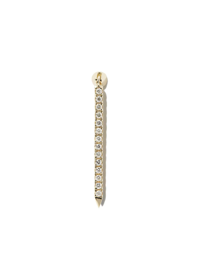 Maria Tash Mtash 18k Yg 18mm Dia Eternity Bar Chrm In Gold