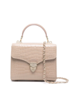 ASPINAL OF LONDON MAYFAIR CROCODILE-EFFECT TOTE BAG