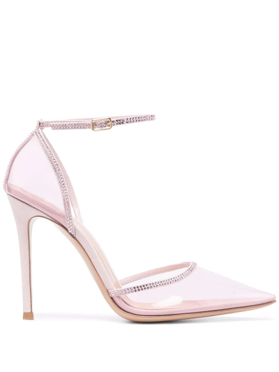 Gianvito Rossi D'orsay Pointed Pumps In Pink