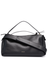 Neous Scorpius Leather Tote Bag In Schwarz