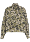 Woolrich Wilderness Camouflage-print Shirt In Green Flower Camou