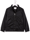 GIVENCHY EMBROIDERED-LOGO ZIP-UP JACKET